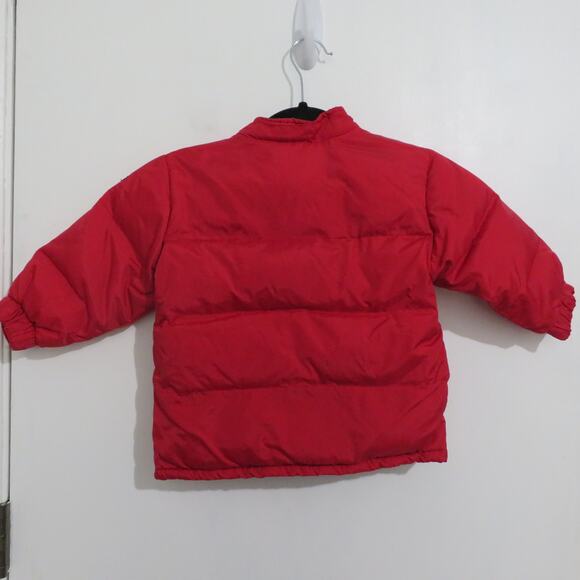 Baby GAP Baby Sz 24M Red Puffer Quilted Jacket Zippered Front - Picture 2 of 7